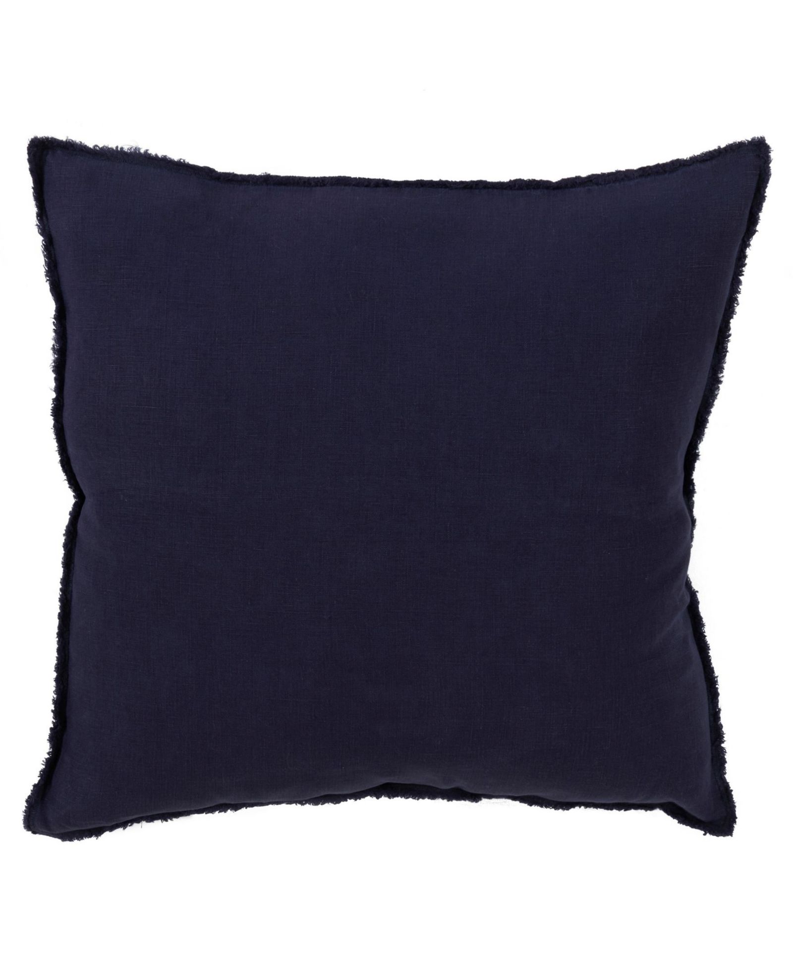 Saro Lifestyle Fringed Linen Decorative Pillow, 20" x 20"