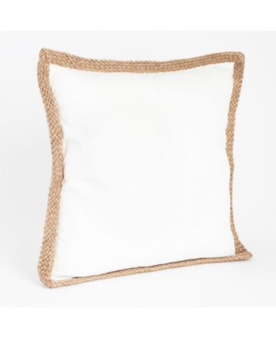 Декоративная подушка Saro Lifestyle Braided Jute, 20" x 20"
