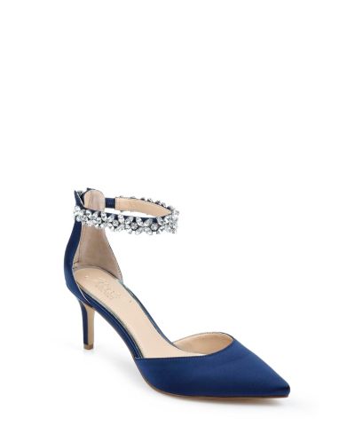 Navy Satin
