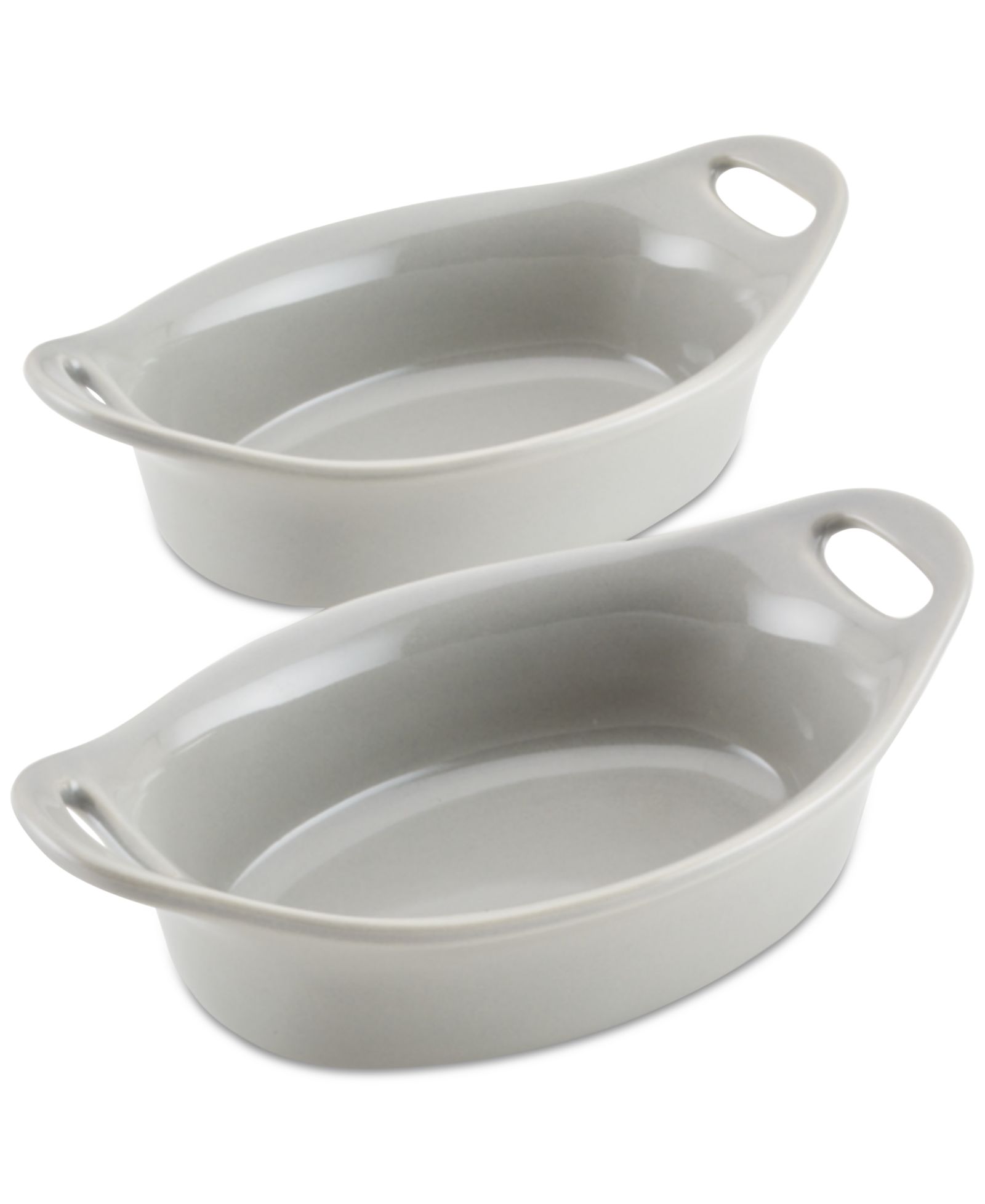 Rachael Ray Ceramics 2-Pc. Oval Au Gratin Set