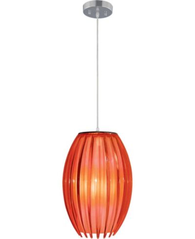 Volume Lighting подвесной мини-светильник с красным акриловым цветком, 1-Light
