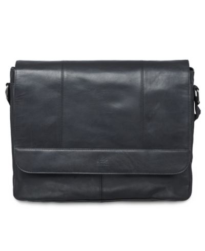 Mancini Men's Buffalo Collection Laptop Messenger Bag