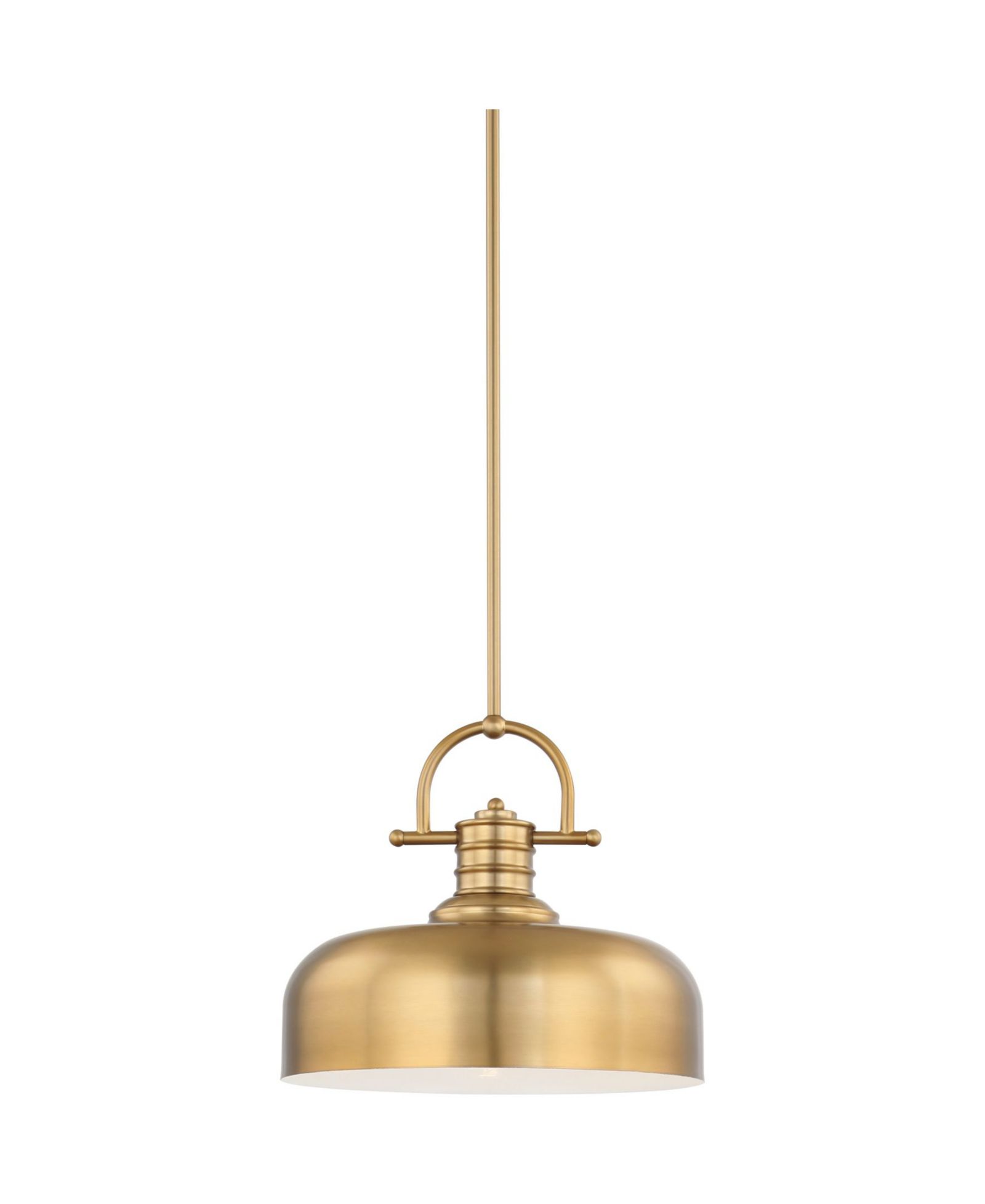 Volume Lighting 1-Light Integrated LED Downrod Bowl Pendant