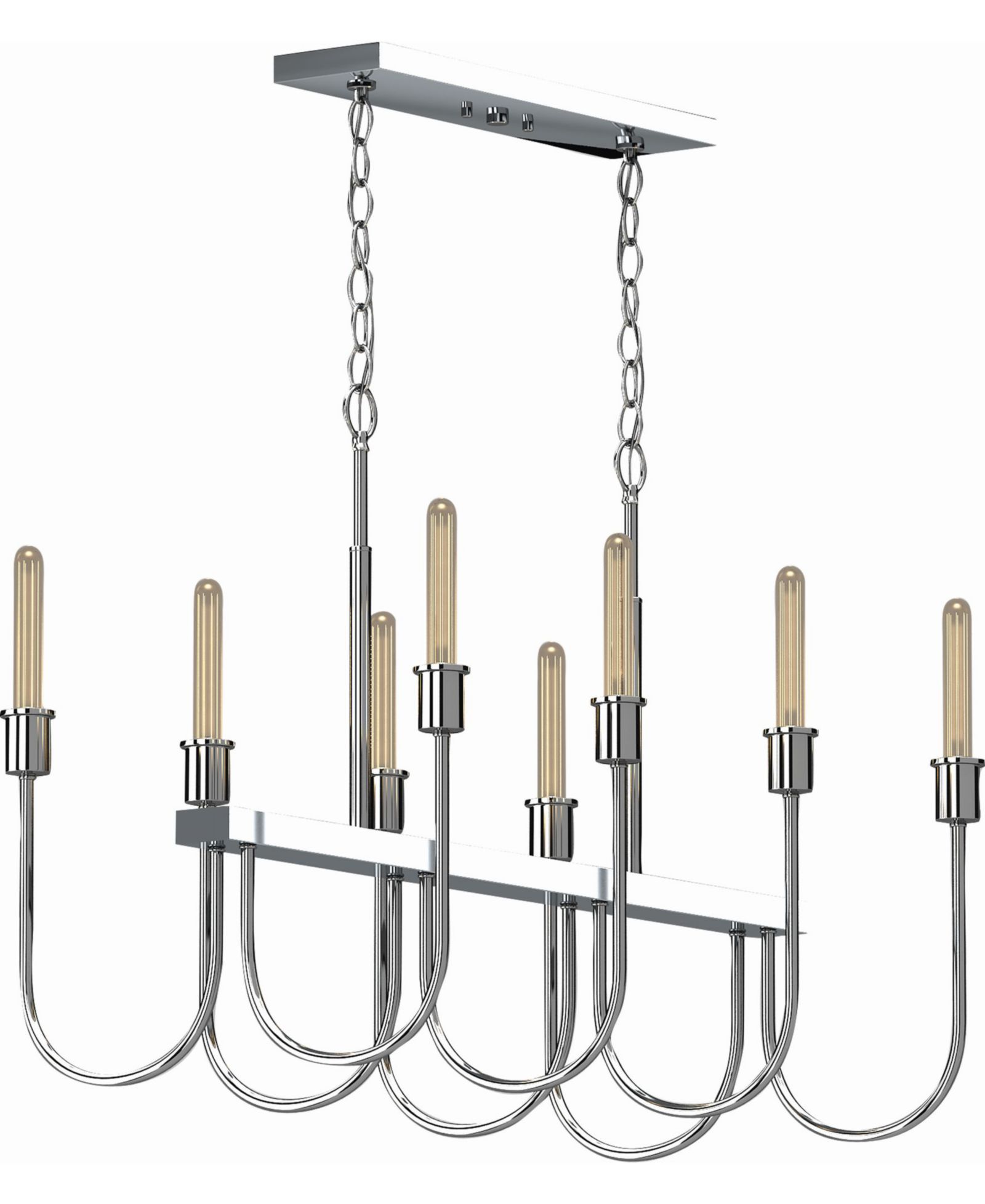 Volume Lighting Concord линейная люстра для острова, 8 ламп