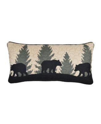 American Heritage Textiles декоративная подушка с узором Bear Walk Plaid, 11" x 22"