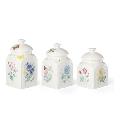 Lenox Butterfly Meadow Canisters, Set of 3