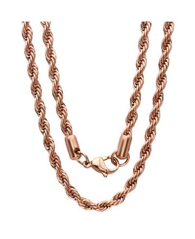 Мужской стальной браслет Steeltime 18k Rose gold Plated