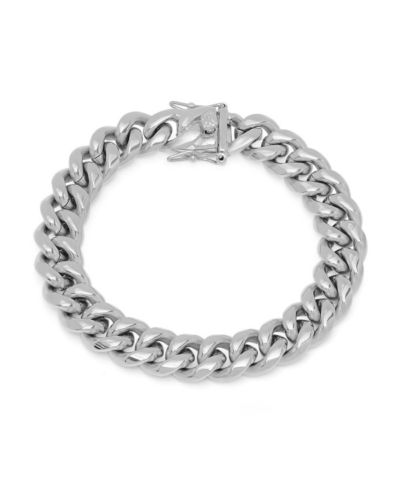Мужской браслет Steeltime Stainless Steel Miami Cuban Chain Link