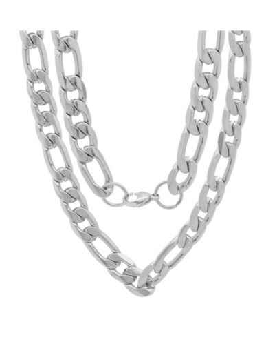 STEELTIME Мужская цепочка Figaro 10mm, 24" из нержавеющей стали