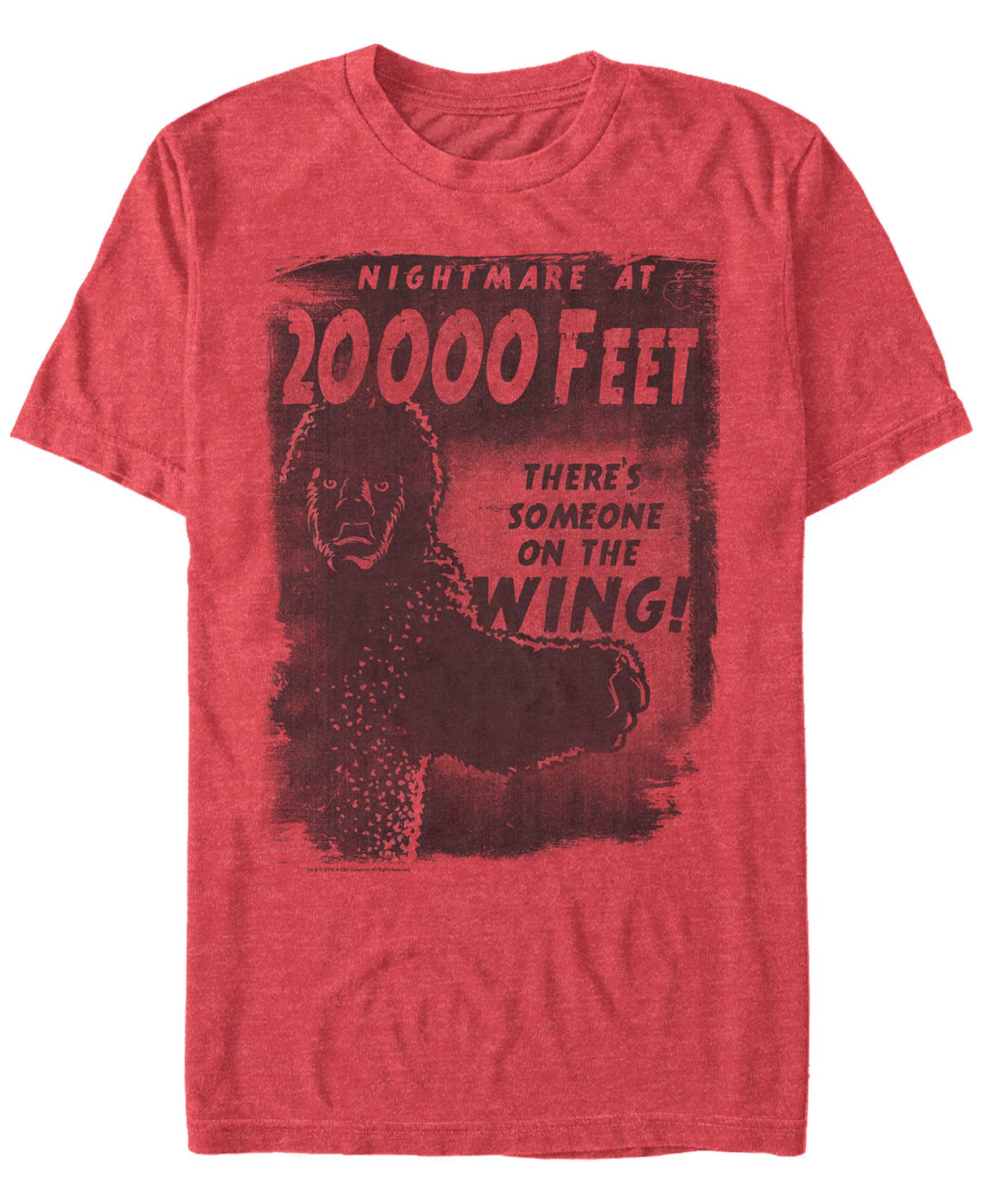 Twilight Zone CBS Men's Nightmare At 20000 Feet Short Sleeve T-Shirt