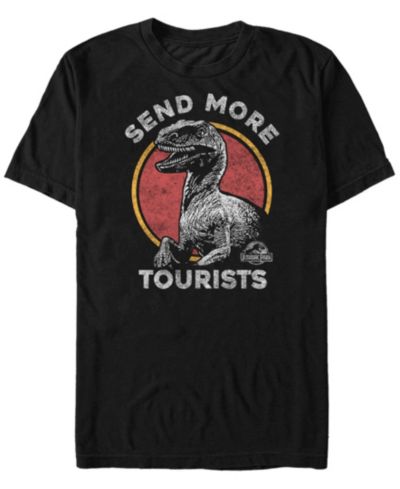 Мужская футболка Fifth Sun Jurassic Park Raptor Send More Tourists Short Sleeve