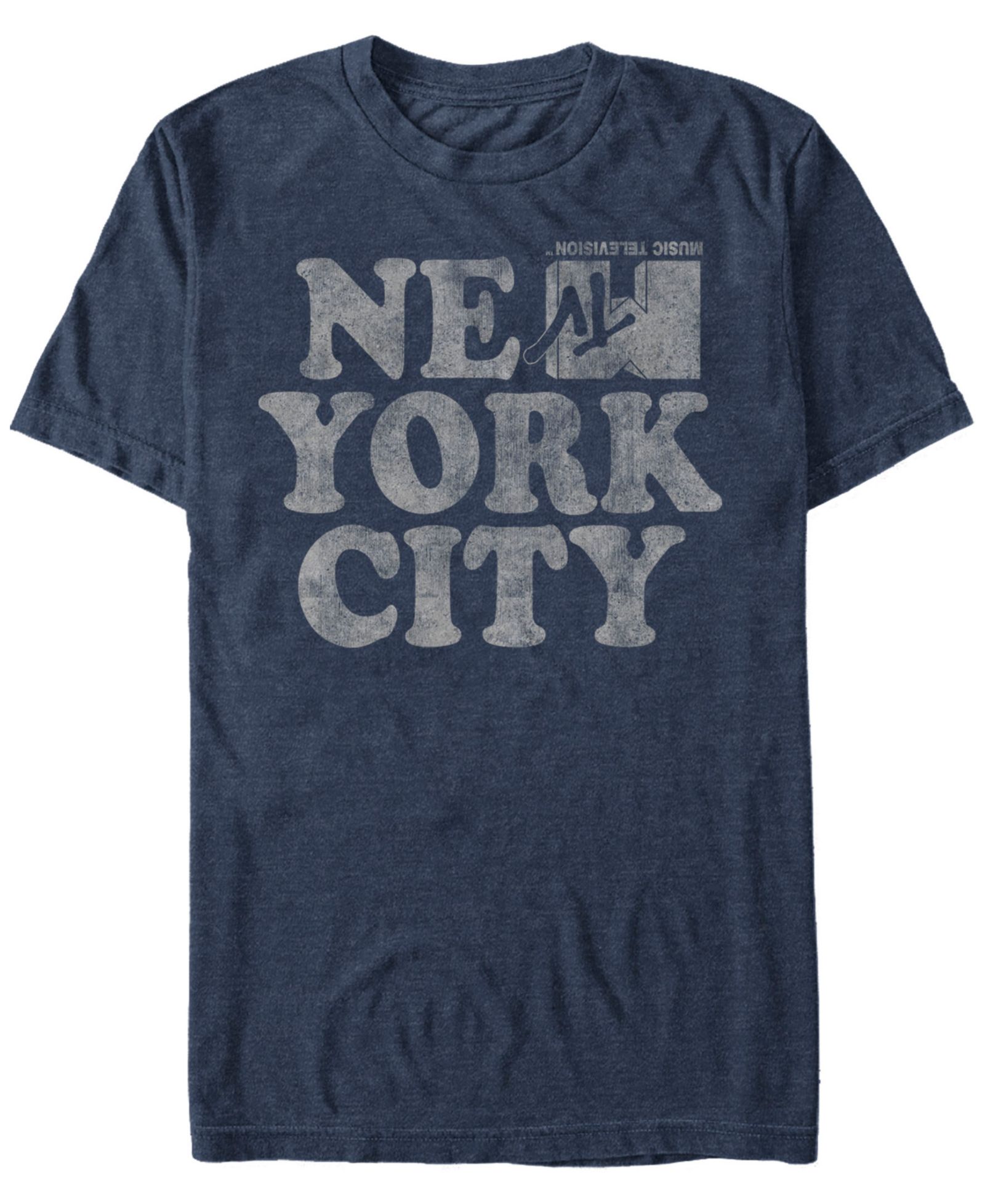 MTV Men's New York City Logo Short Sleeve T-Shirts