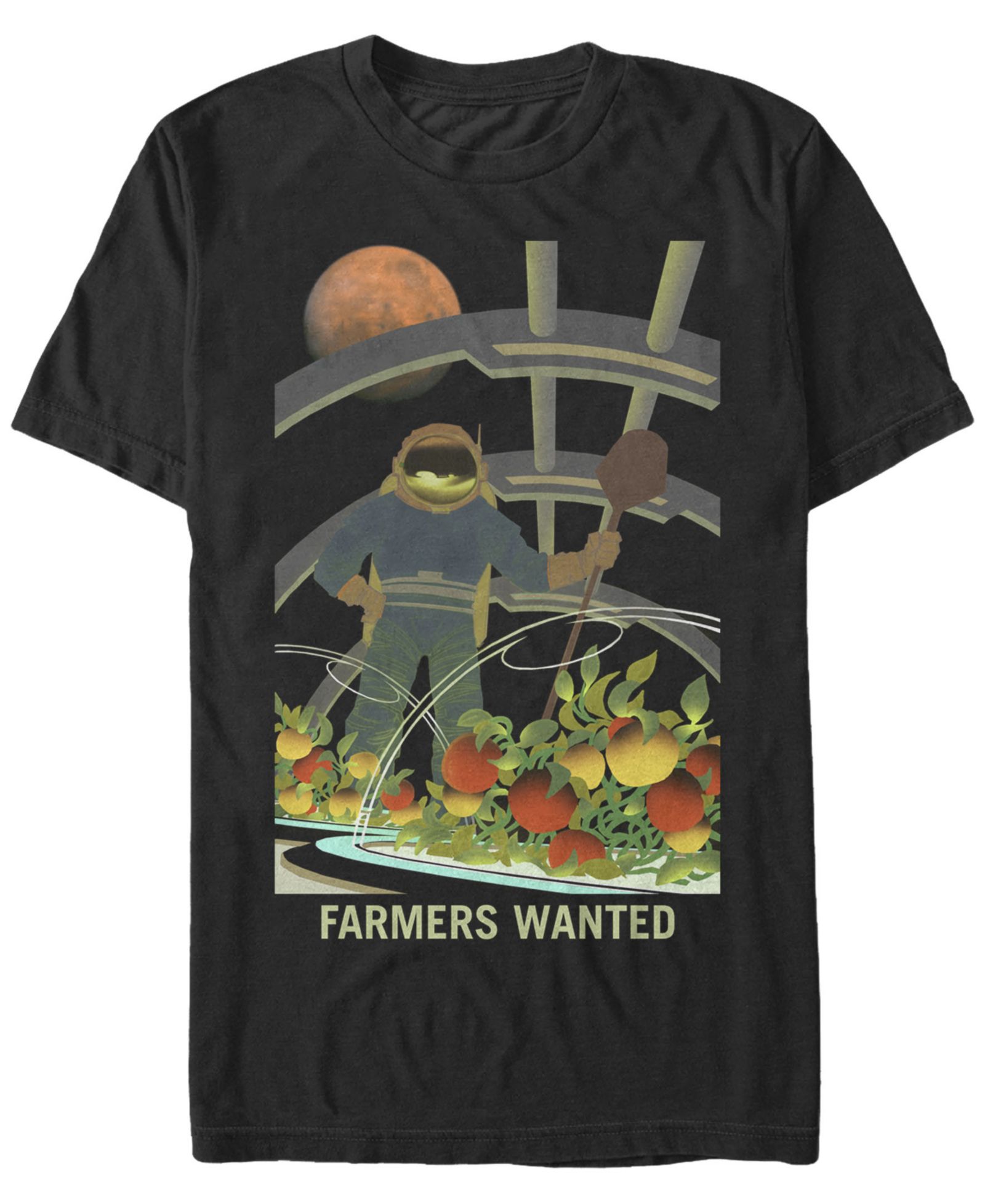 NASA Men's Mars Farmers Wanted Short Sleeve T-Shirt