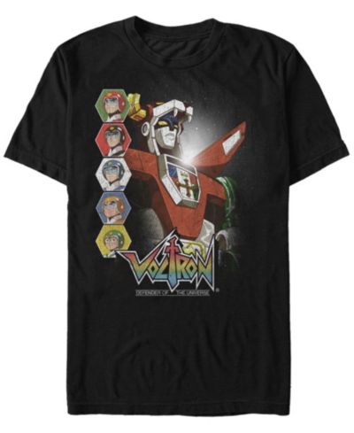 Мужская футболка Voltron: Defender of the Universe Character Panels Short Sleeve