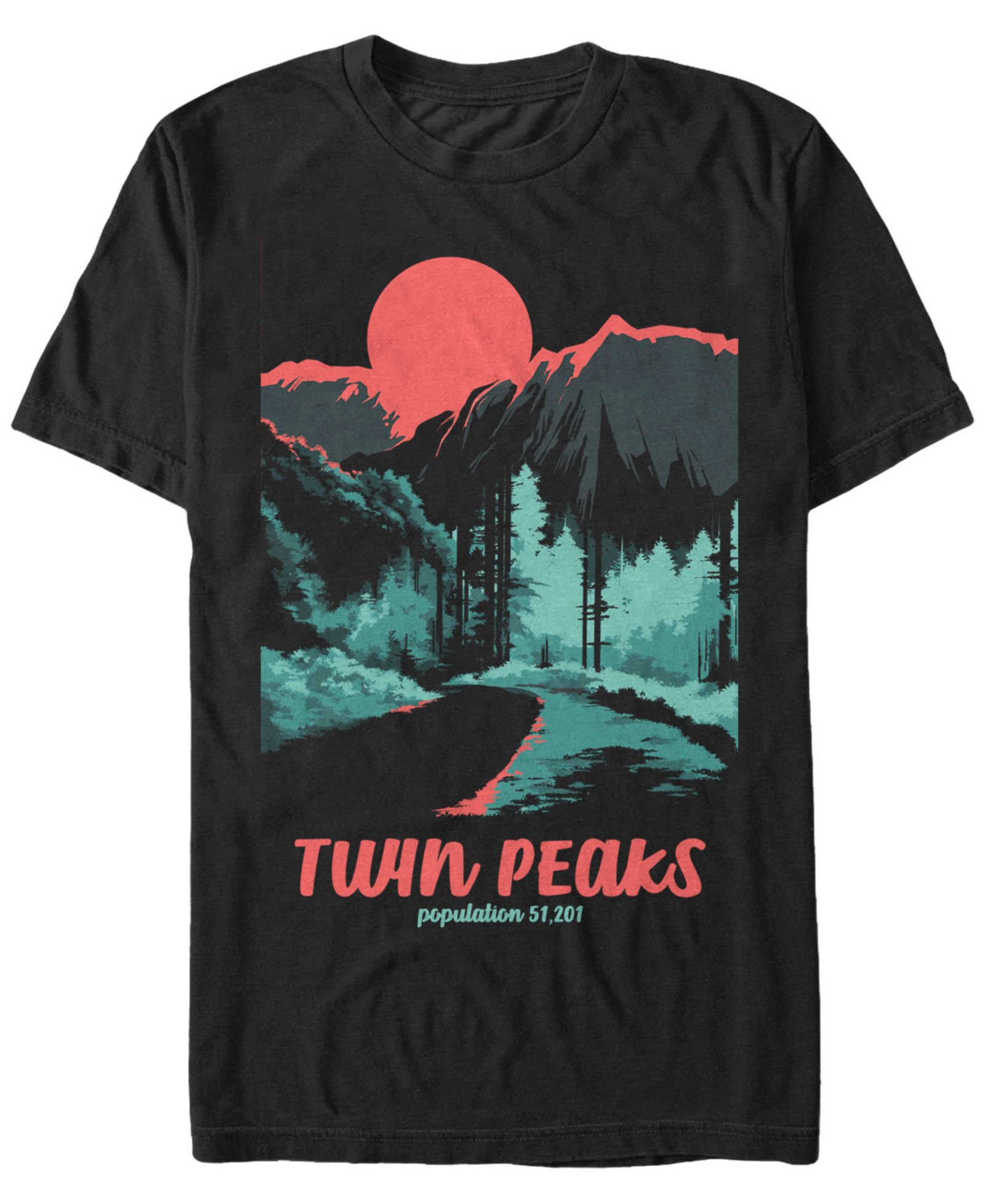 Мужская футболка Fifth Sun Twin Peaks Tonal Color Pop Park Short Sleeve