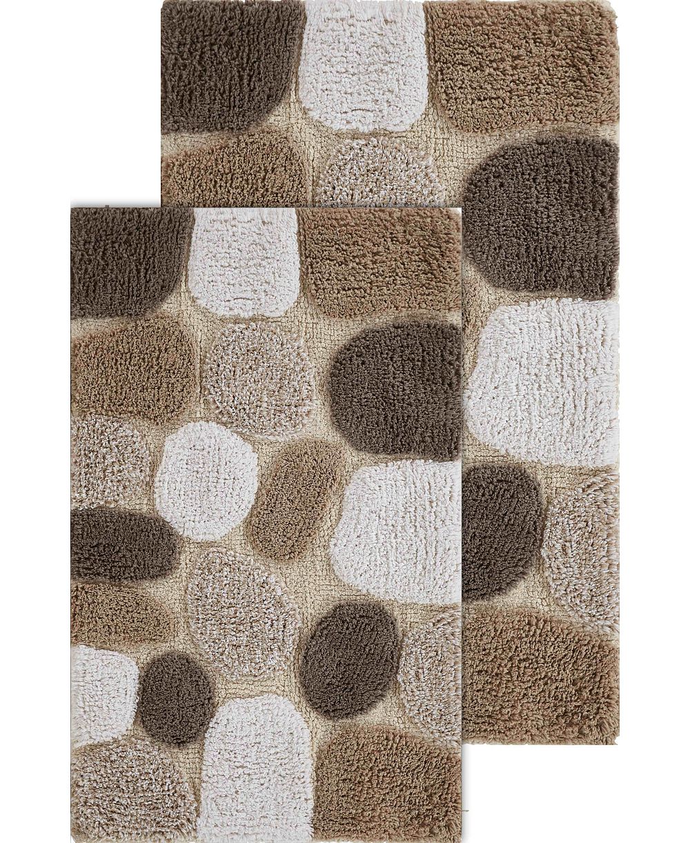 Chesapeake Pebbles 2 Piece Bath Rug Set