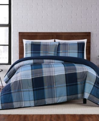Truly Soft комплект покрывала Trey Plaid, 3 предмета, King