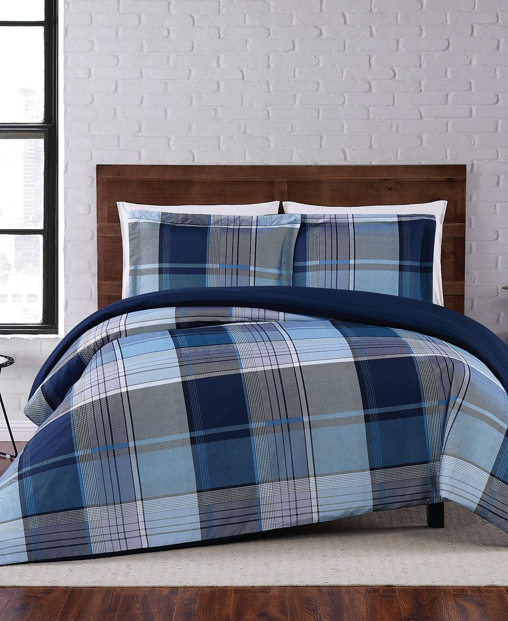 Комплект наволочек Truly Soft Trey Plaid 3-Pc., King