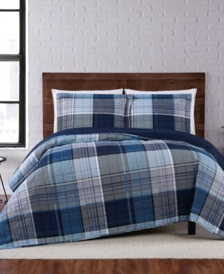 Комплект стеганых покрывал Truly Soft Trey Plaid, Twin XL