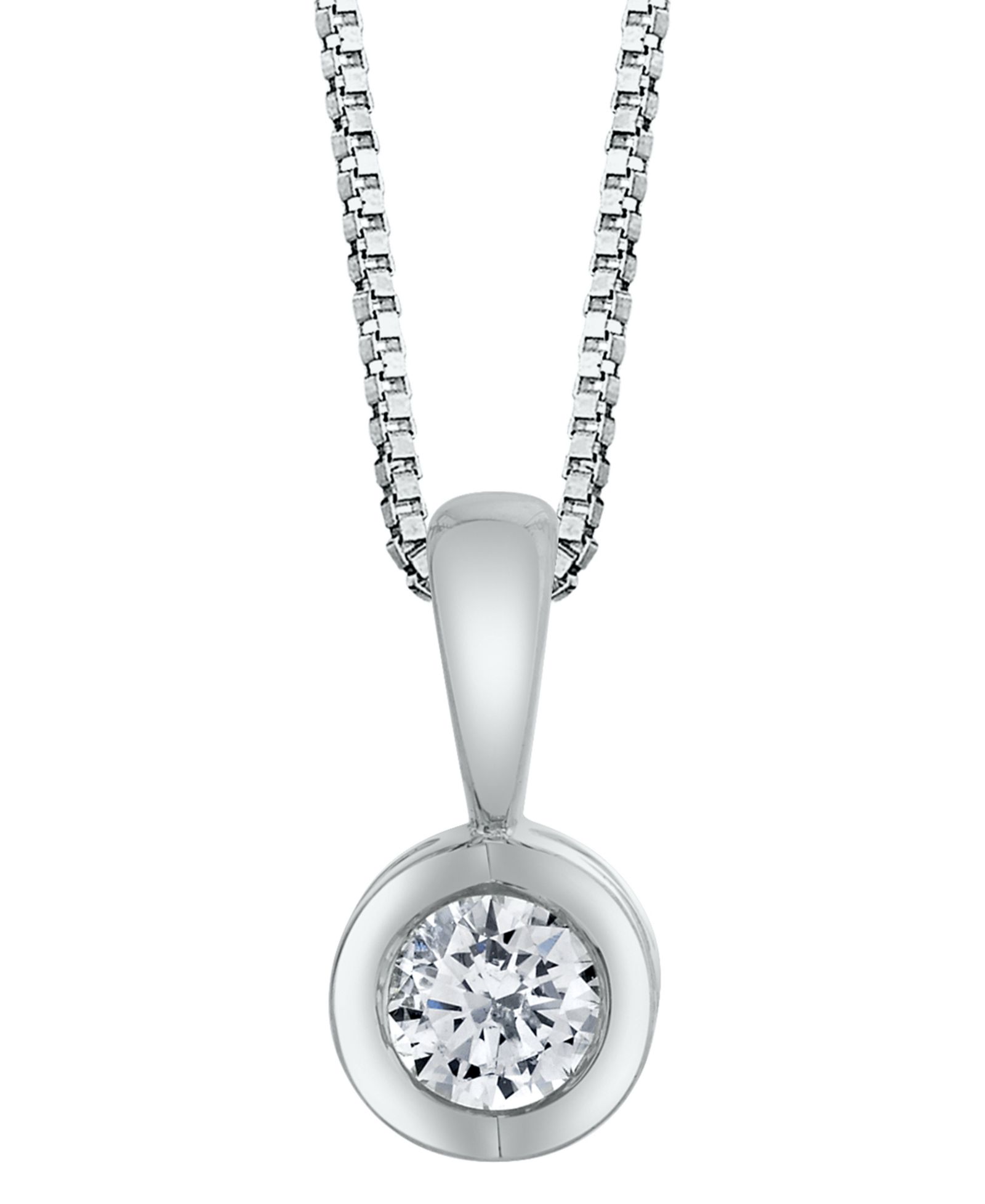 Sirena Diamond (1/10 ct. t.w.) Energy Pendant в 14k White, Yellow or Rose Gold