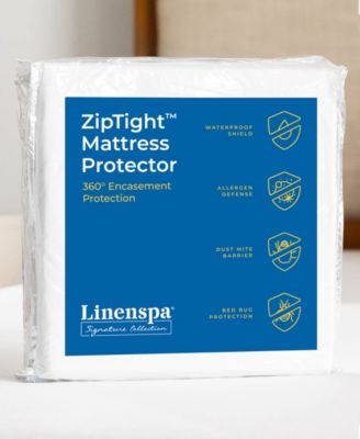 Linenspa Signature Collection ZipTight Encasement Mattress Protector, Queen