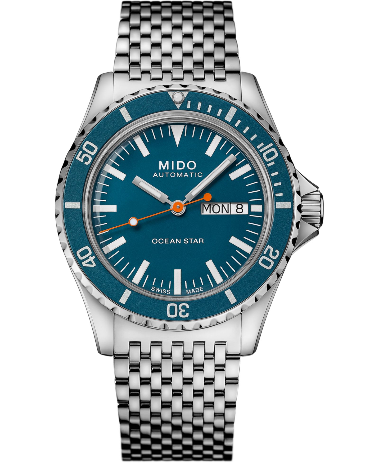 Mido мужские часы Ocean Star Tribute 75th Anniversary, стальной браслет, 41mm