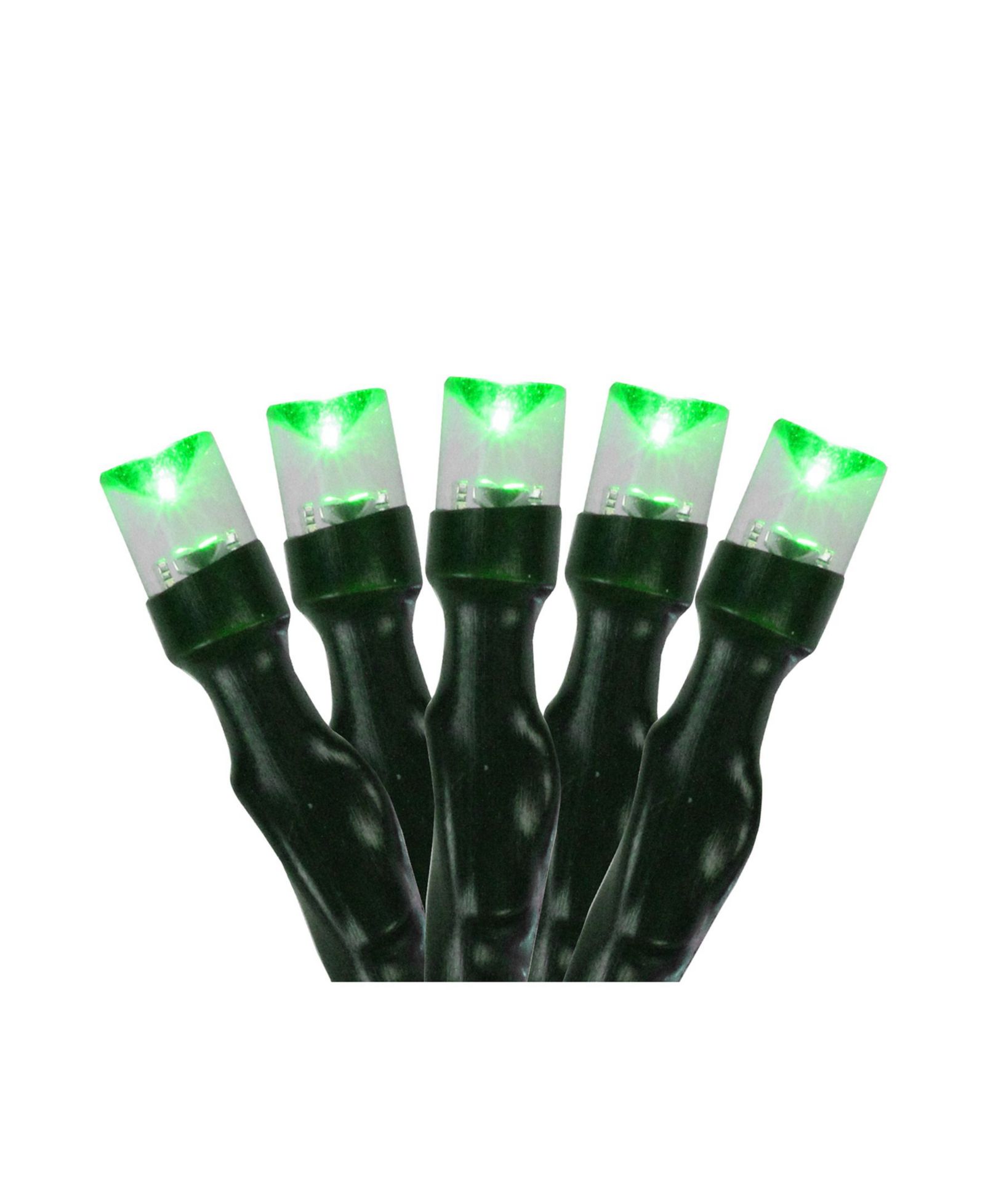Northlight набор из 20 светодиодных гирлянд Green LED Wide Angle - Green Wire