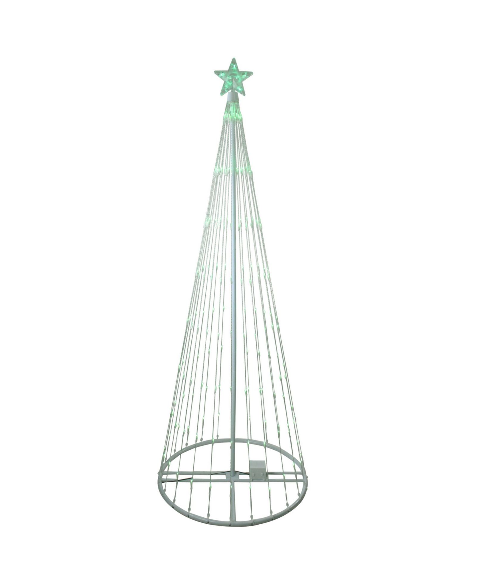 Рождественское украшение Northlight 12' Green LED Lighted Show Cone Christmas Tree Outdoor