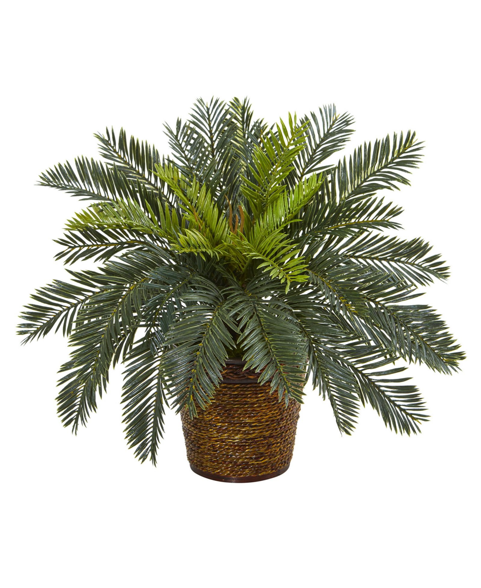 Искусственное растение Nearly Natural 15" Cycas в корзине