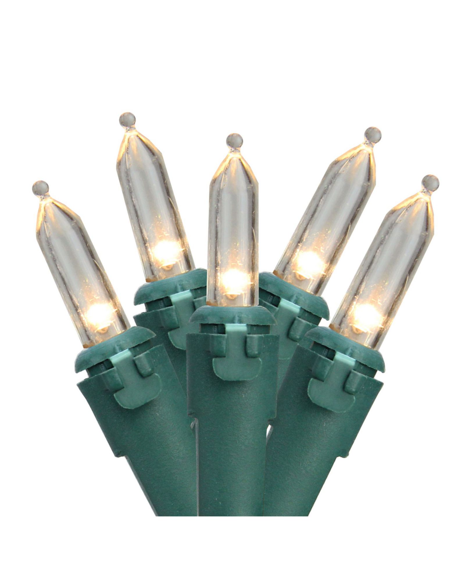 Гирлянда Northlight Warm White LED 4" Spacing Green Wire