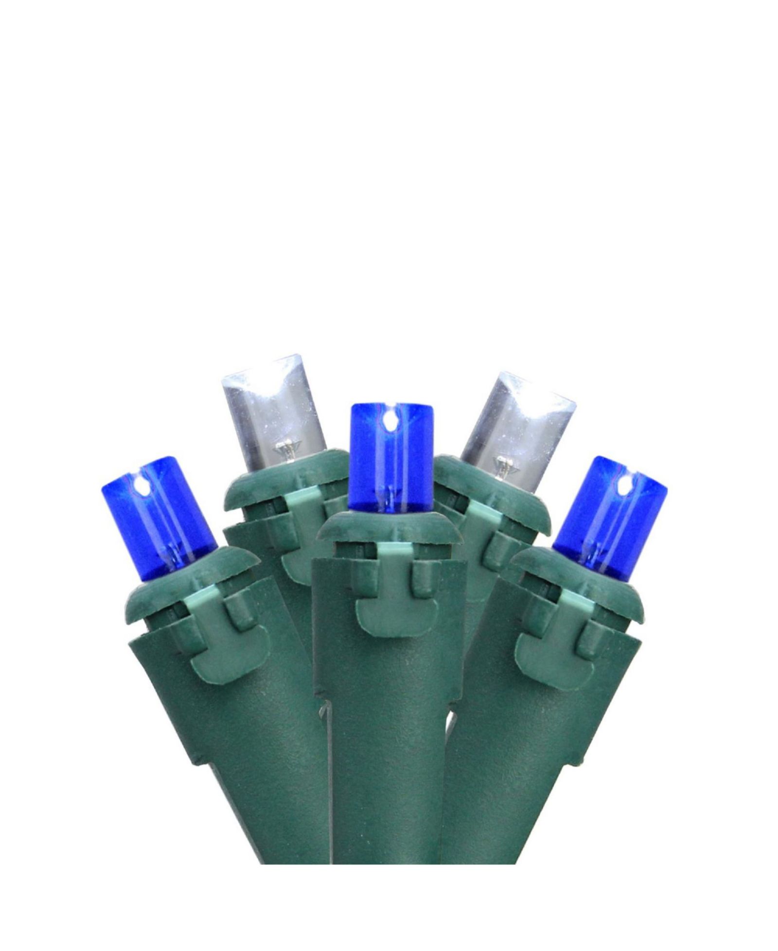 Рождественские гирлянды Northlight Blue and White LED Wide Angle Green Wire