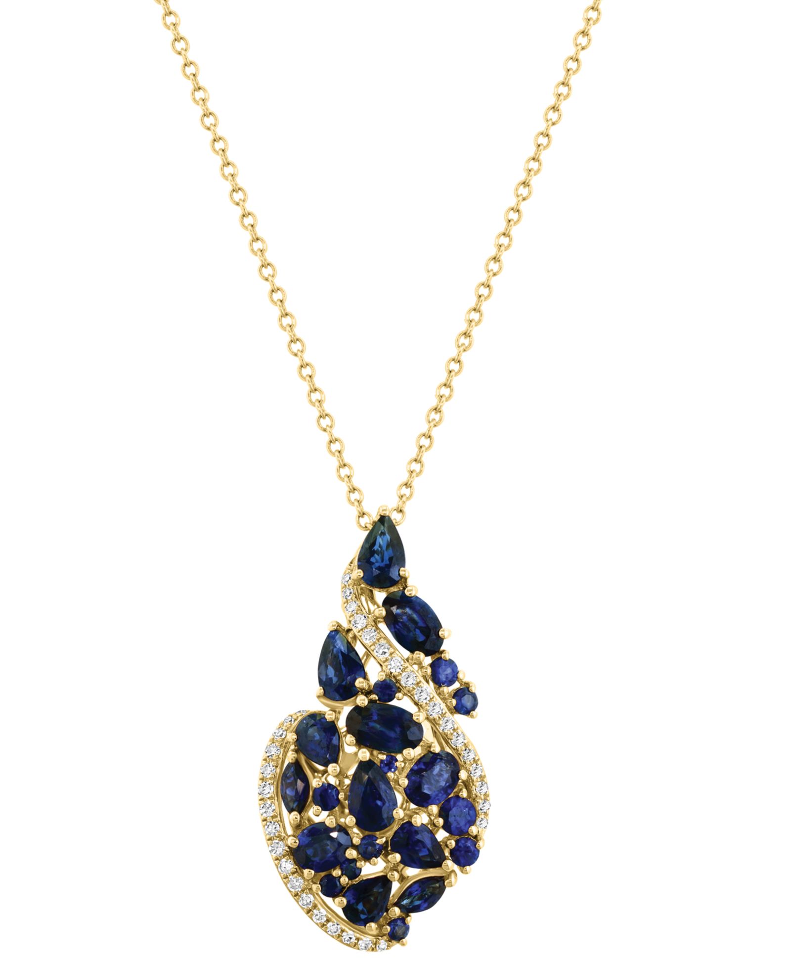 EFFY® Подвеска с рубином и бриллиантом в золоте 14k, 18"