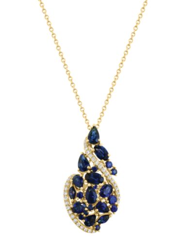 EFFY® Подвеска с рубином и бриллиантом в золоте 14k, 18"