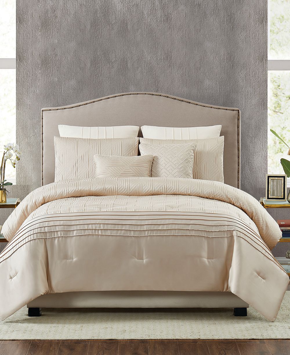 5th Avenue Lux Noelle 7-Piece Comforter Set, Queen