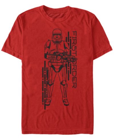 Мужская футболка Star Wars Rise Of Skywalker First Order Sith Trooper Short Sleeve T-Shirt