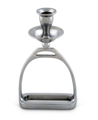 Подсвечник Arthur Court Equestrian Horse Stirrup - литой алюминий с ручной полировкой