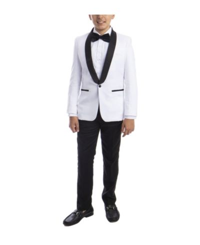 Костюм Perry Ellis Big Boy's 5-Piece Slim Fit Shawl Tuxedo
