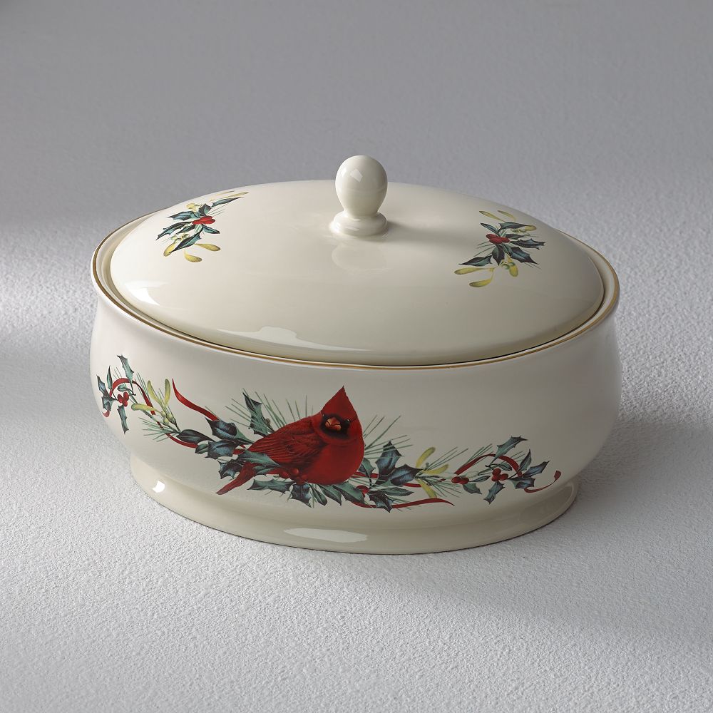 Декоративное блюдо Lenox Winter Greetings Covered Dish