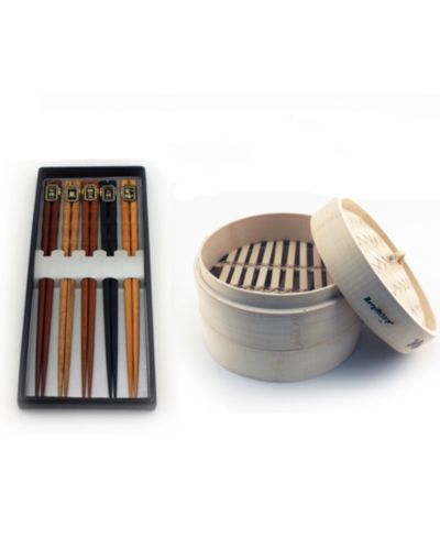 Набор BergHOFF Bamboo 11-Pc Steamer & Chopstick Set