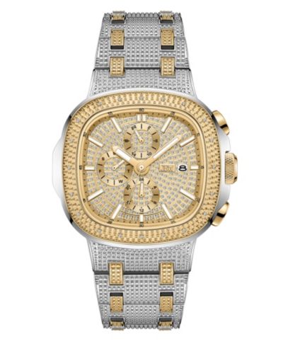 Мужские часы JBW Diamond 18k Gold-Plated Two-tone Stainless-steel 48mm
