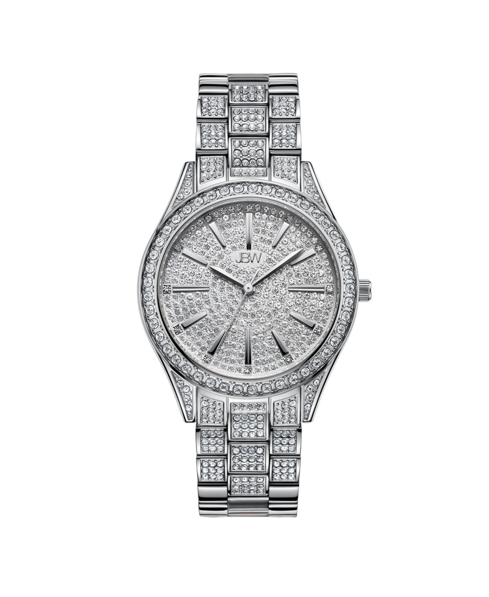Женские часы JBW Cristal Diamond (1/8 ct. t.w.) из нержавеющей стали, 38mm