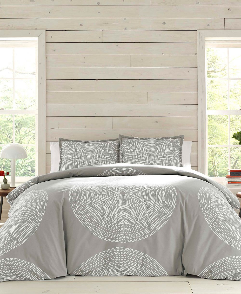 Marimekko Fokus Cotton Reversible 3 Piece Comforter Set, King