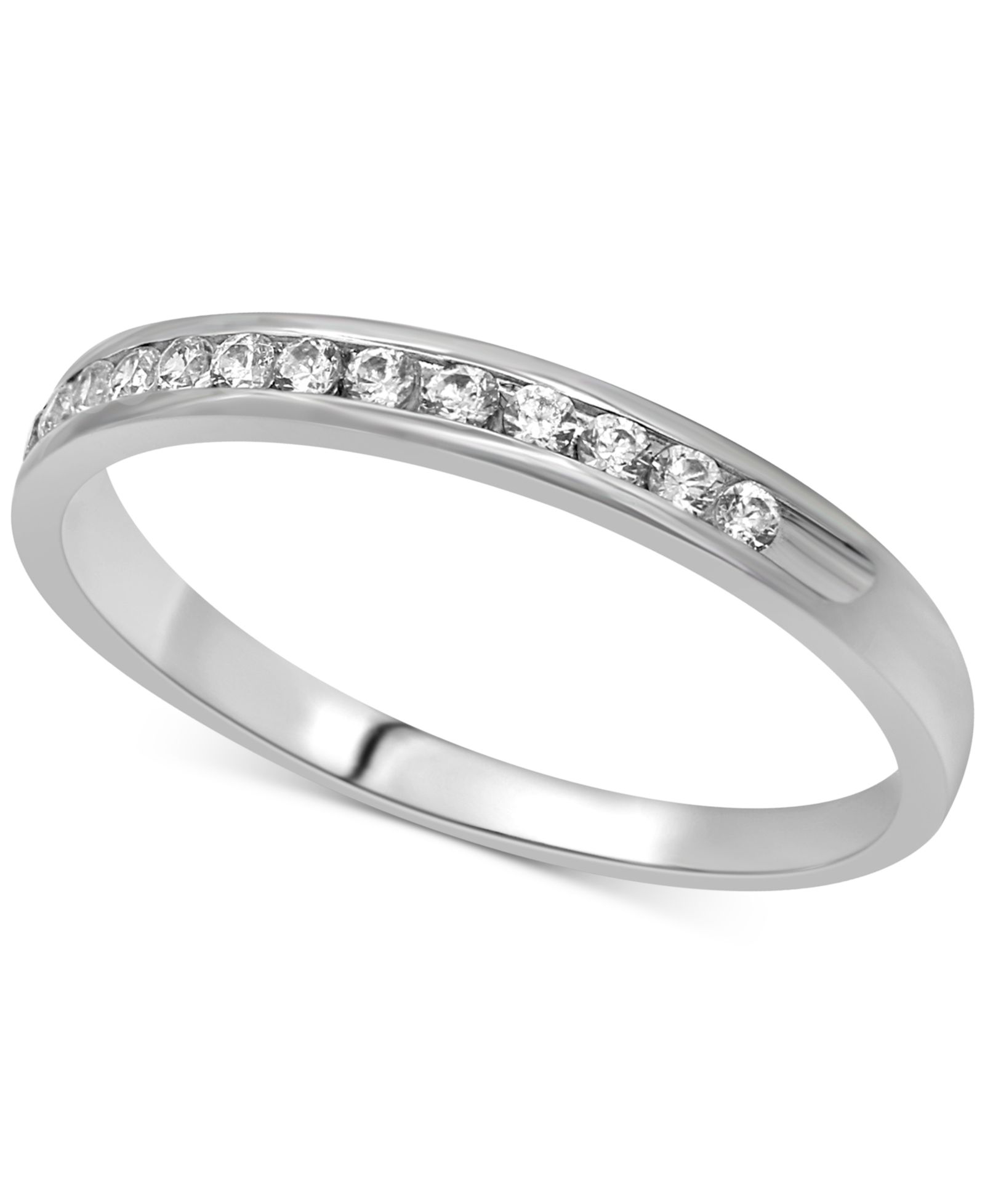 Diamond Band (1/6 ct. t.w.) in 14k White, Yellow or Rose Gold
