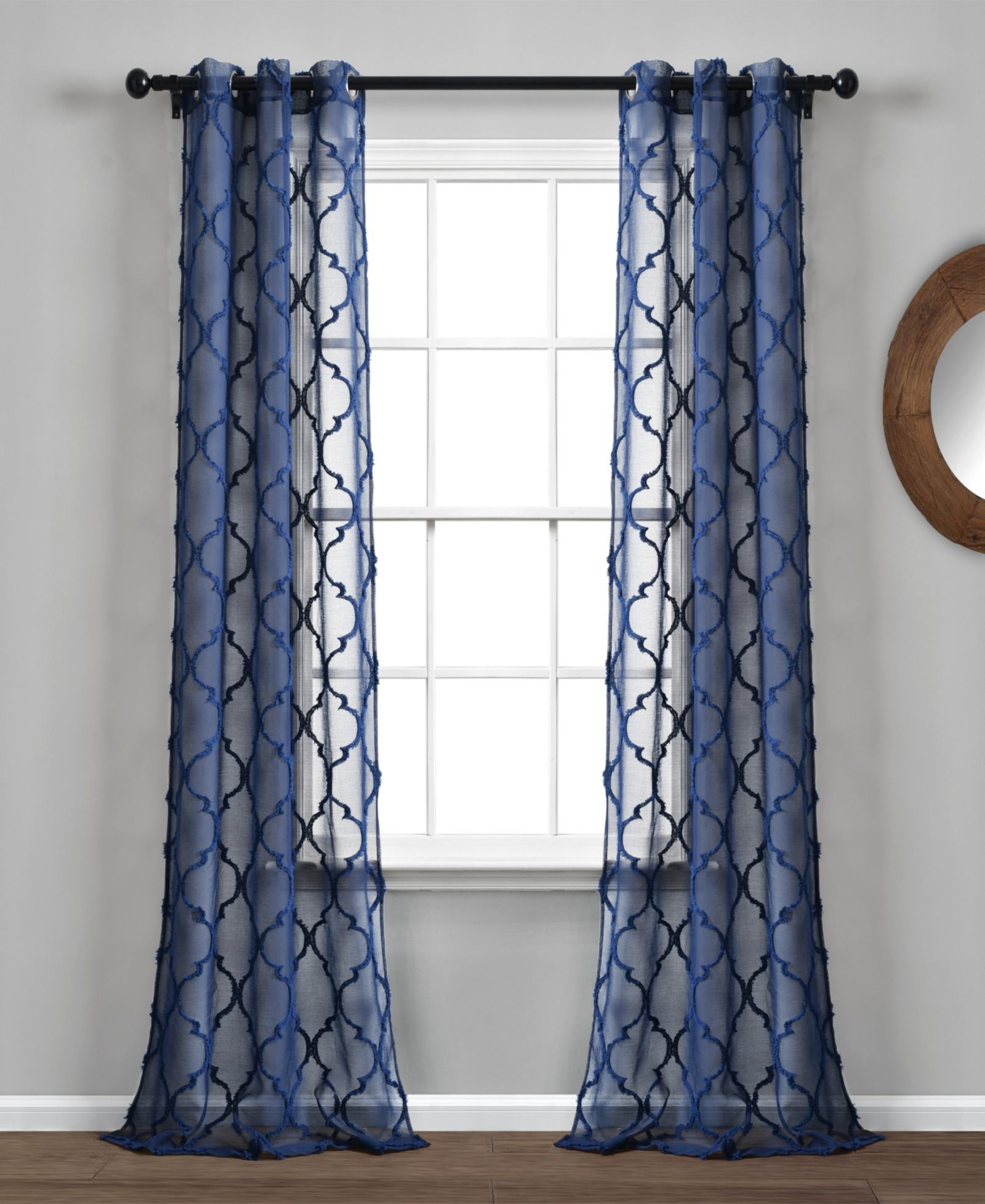 Комплект штор Lush Decor Avon Trellis Grommet Sheer