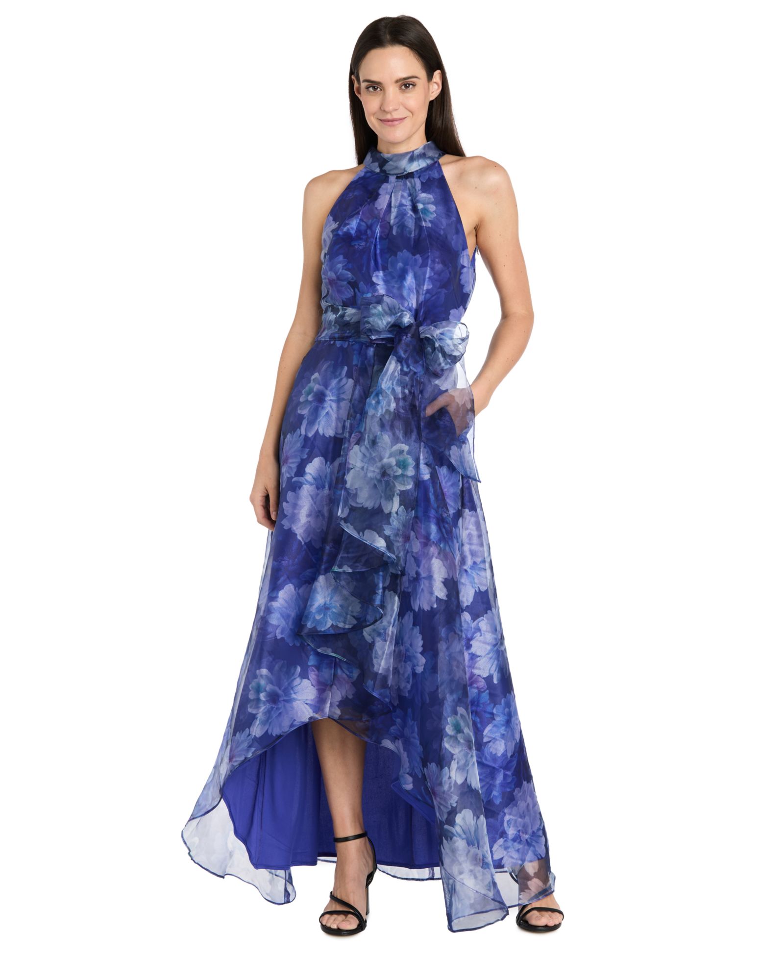 R & M Richards 3-Piece. Glitter-Embellished Pantsuit