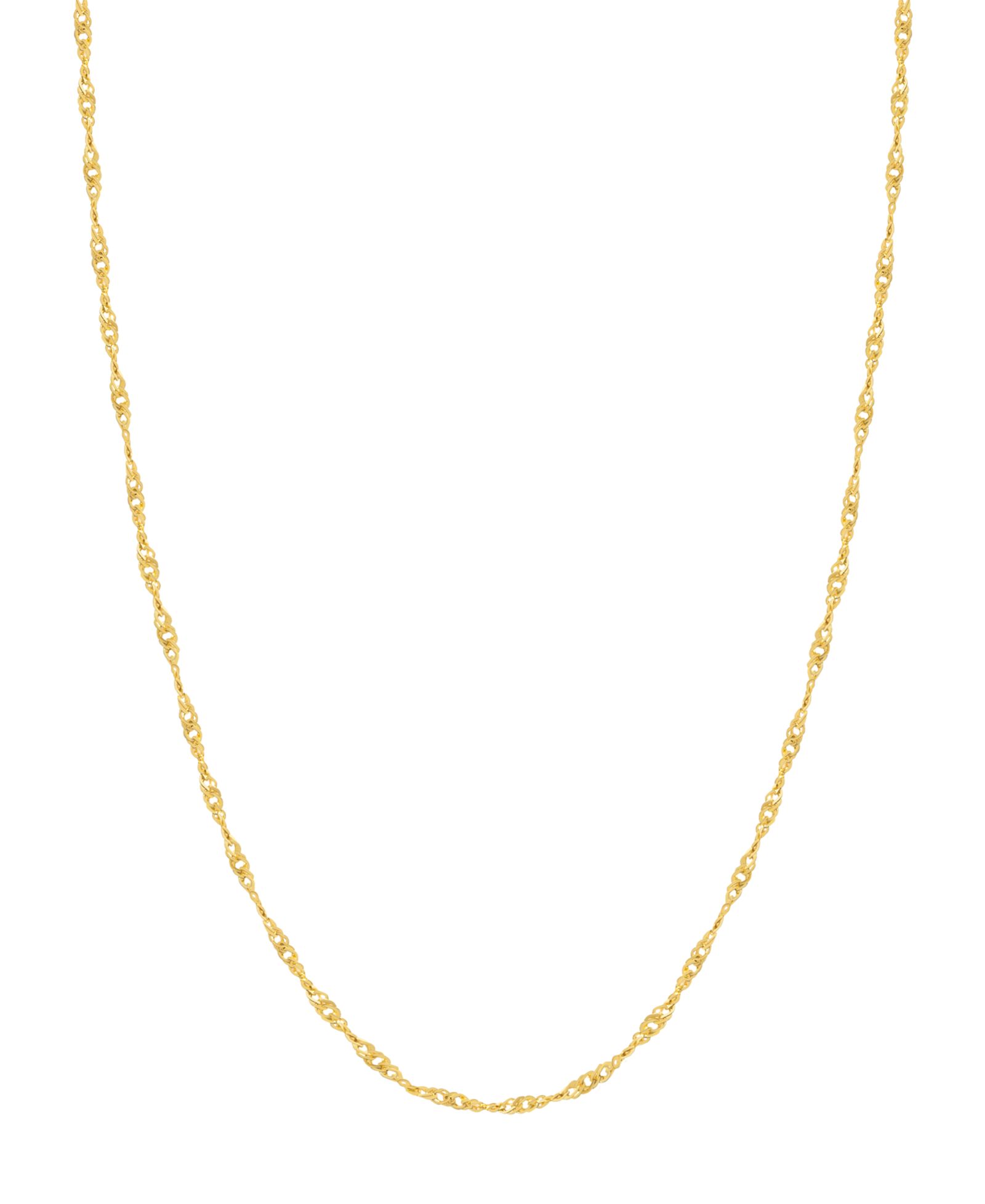 Цепочка 14K Yellow Gold.85 mm Singapore 20"