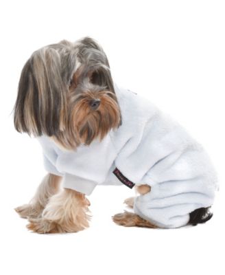 Parisian Pet Velour Pajama Cloud Gray
