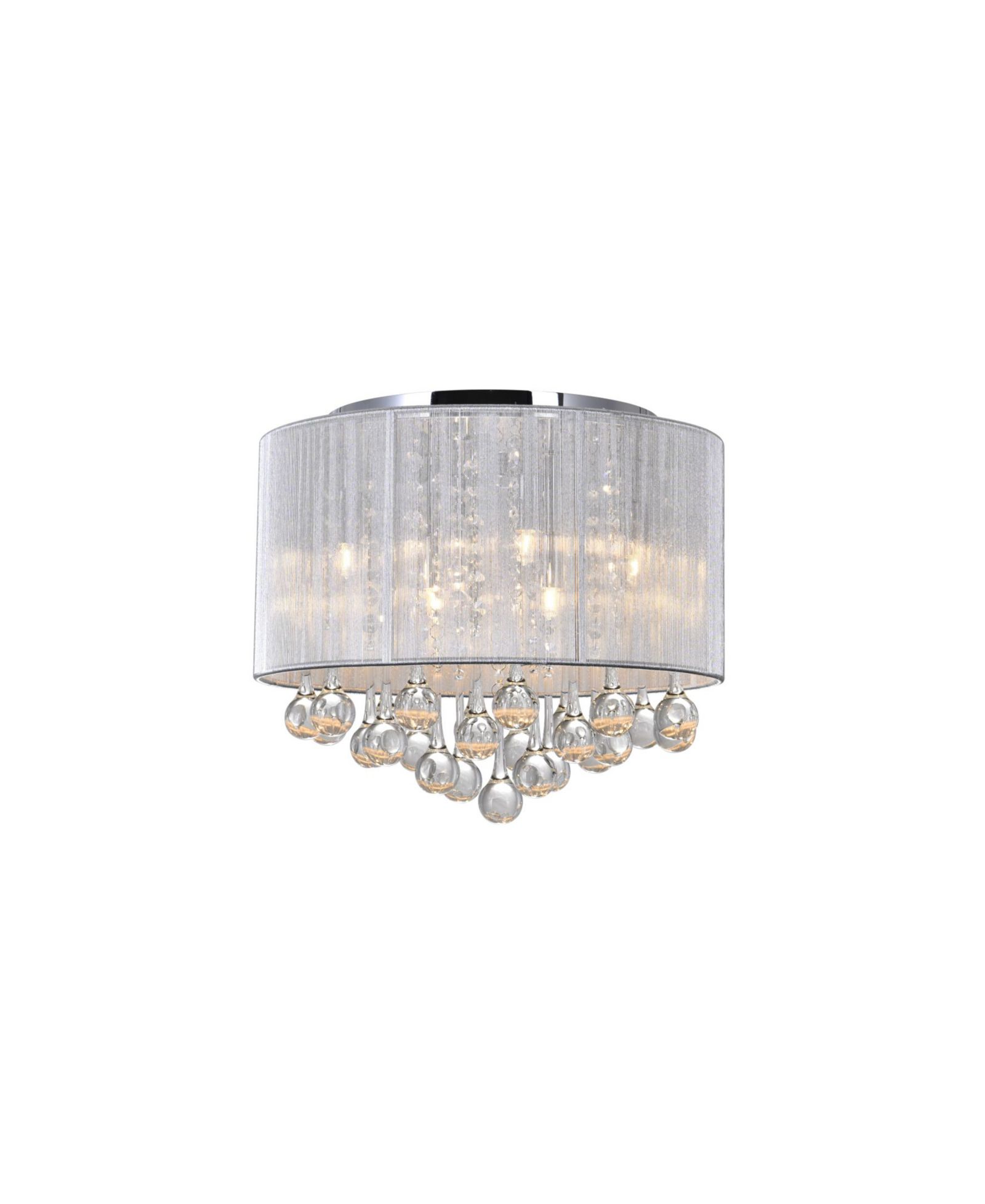 CWI Lighting Water Drop 6 Light Flush Mount