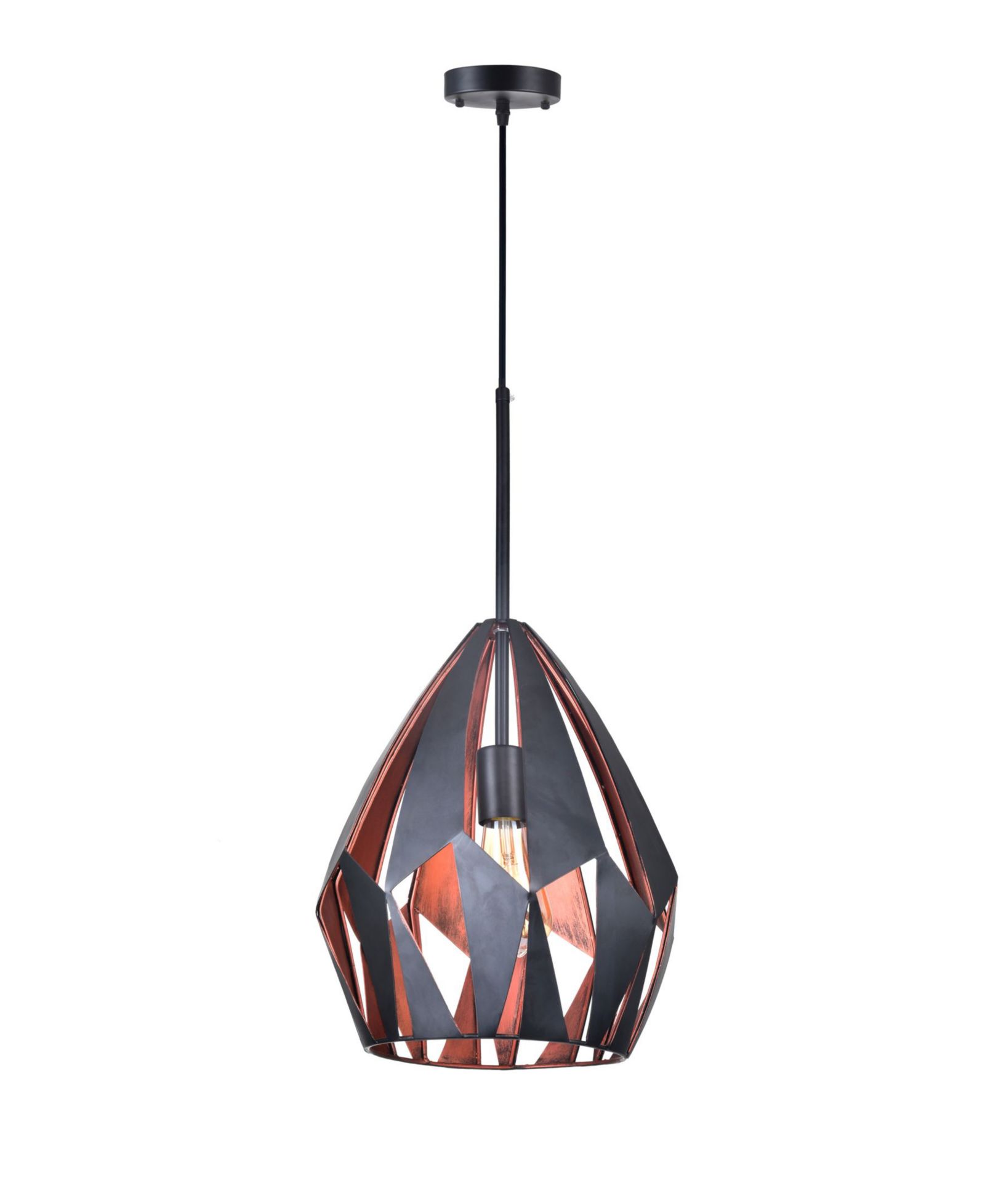 CWI Lighting подвесной светильник Oxide 1 Light Down Pendant