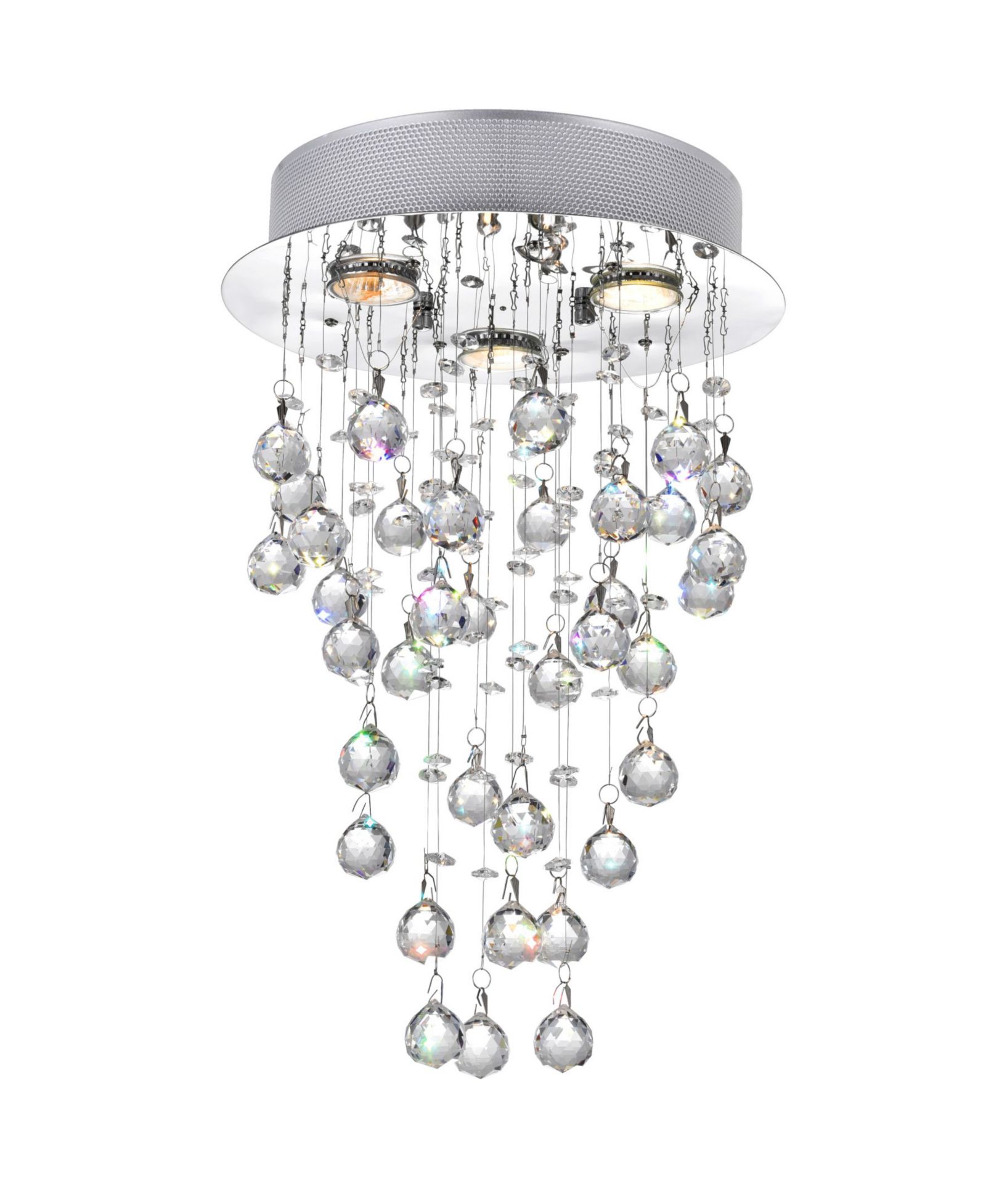 Потолочный светильник CWI Lighting Rain Drop 3 Light Flush Mount